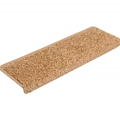 Huishoudelijke Benodigdheden*vidaXL Trapmatten 15 st 65x21x4 cm rechthoekige rand Beige