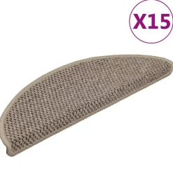 Trapmatten zelfklevend 15 st sisal-look 56x17x3 cm>vidaXL Discount