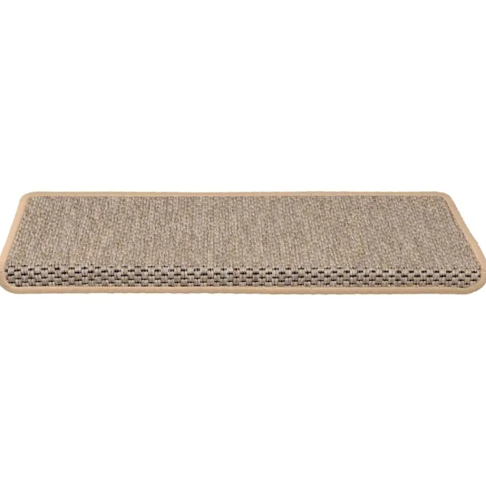 Trapmatten zelfklevend 15 st sisal-look 65x21x4 cm>vidaXL Outlet