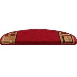 Huishoudelijke Benodigdheden*vidaXL Trapmatten zelfklevend 5 st 65x21x4 cm Rood