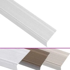 Trapneuzen L-vormig 15 st 90 cm aluminium kleurig>vidaXL New