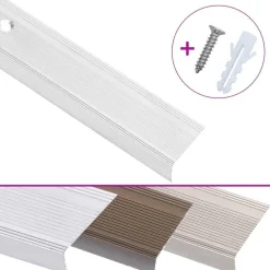 Trapneuzen L-vormig 15 st 90 cm aluminium kleurig>vidaXL Sale