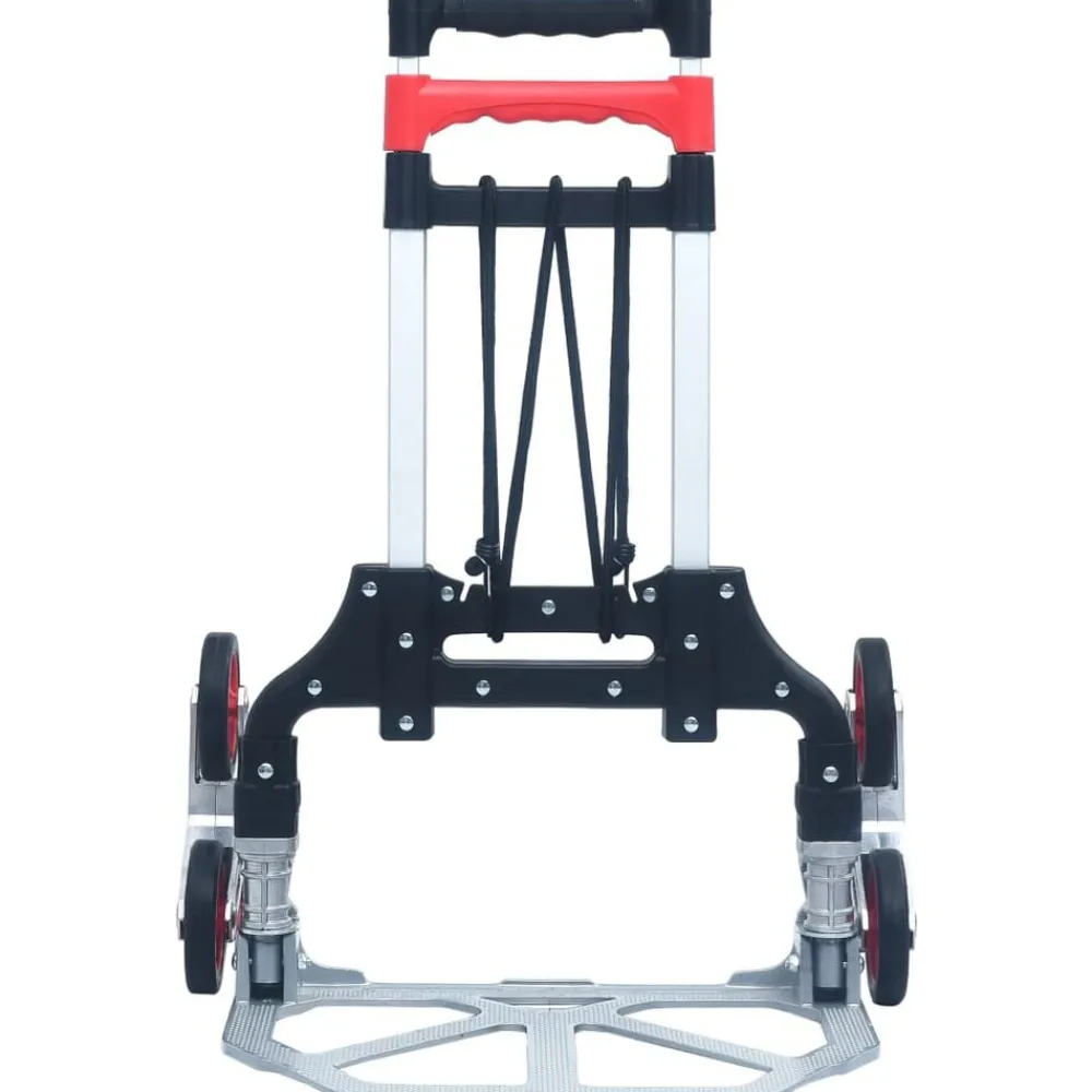 Traptrolley inklapbaar 70 kg aluminium zilverkleurig>vidaXL Clearance