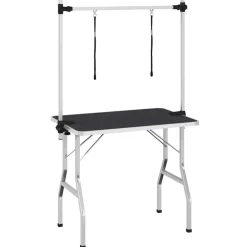 Trimtafel voor huisdieren met 2 aanlijnopties>vidaXL Outlet