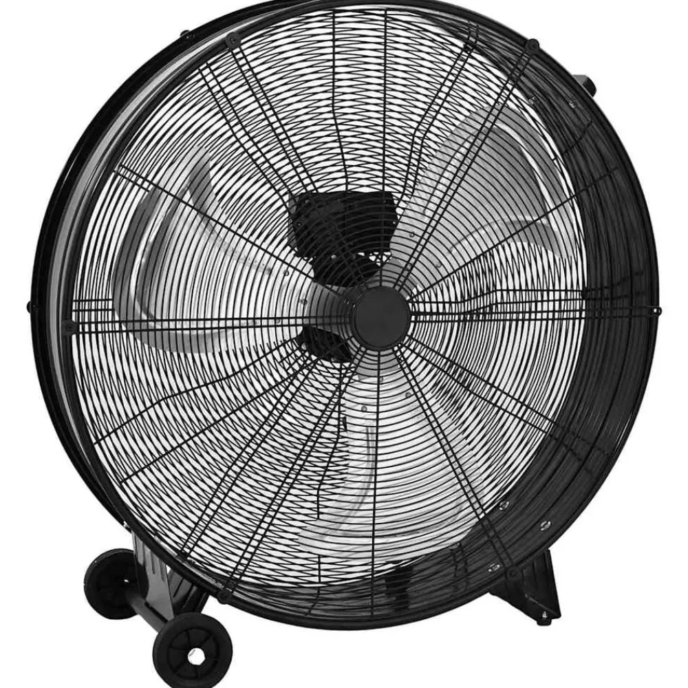 Trommelventilator industrieel 187,7 W 77 cm zwart>vidaXL Discount
