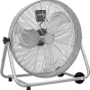 Huishoudelijke Apparaten*vidaXL Trommelventilator met wiel Zilver 73 x 42 x 70 cm Aluminium