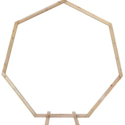 Tuin & Gazon*vidaXL Trouwrand Licht Bruin 221 x 92 x 216 cm Massief Vurenhout