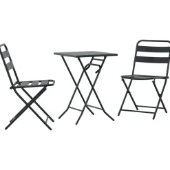 Tuin Bistro Set 3 pcs Staal>vidaXL Discount