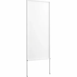 Woon- & Tuinaccessoires*vidaXL Tuin Privacy Screen Fretwerk 50 x 140 cm Koudgewalst staal Wit