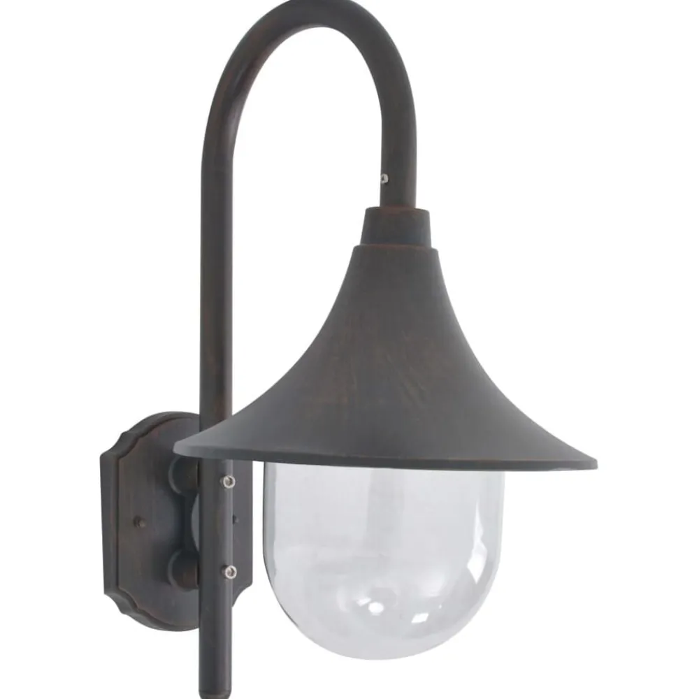 Tuin wandlamp E27 42 cm aluminium>vidaXL Discount