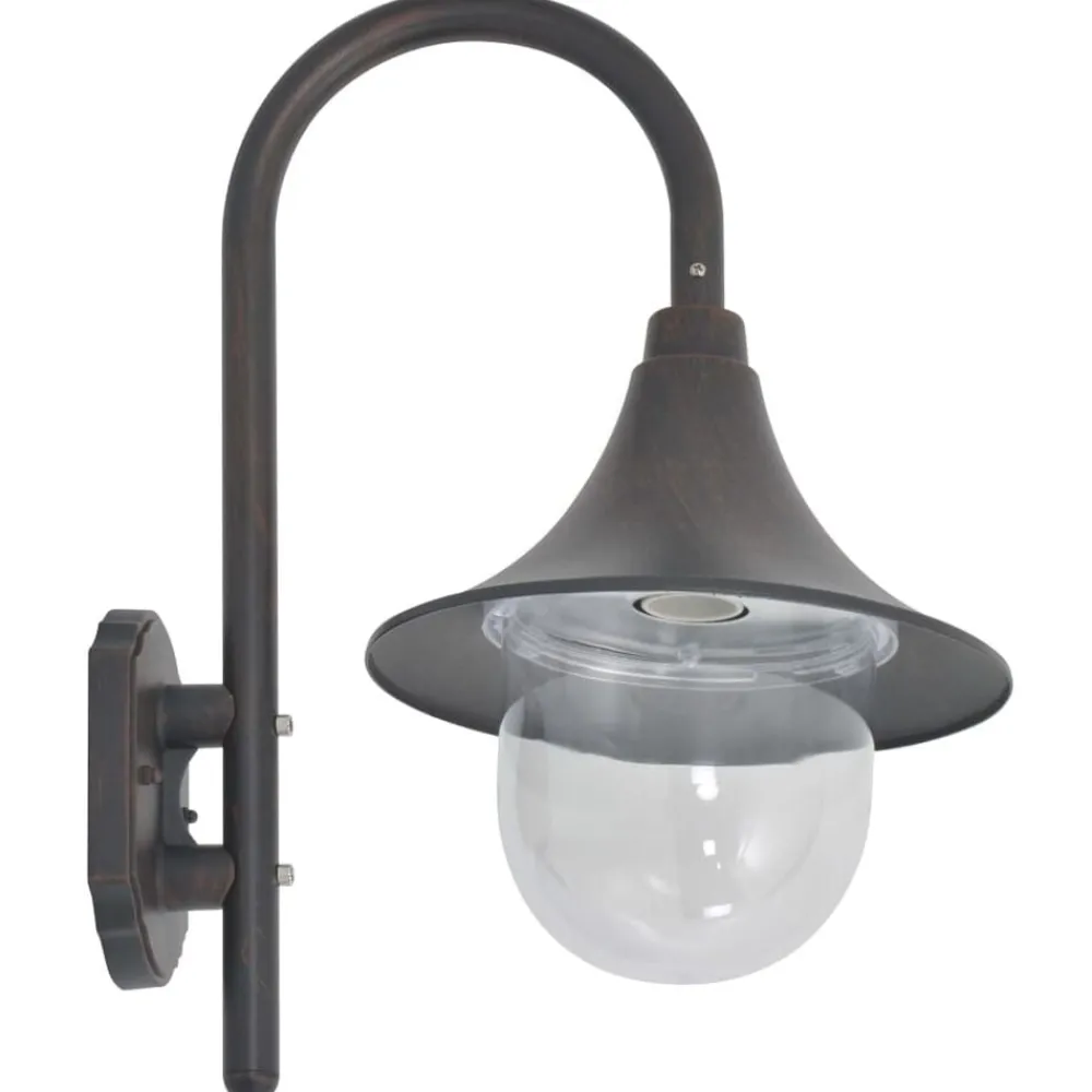 Tuin wandlamp E27 42 cm aluminium>vidaXL Discount