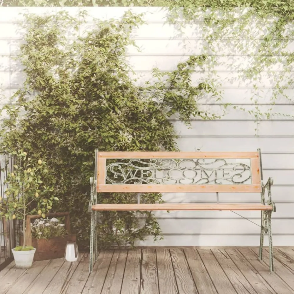 Tuinbank 122 cm massief vurenhout>vidaXL Sale