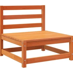 Tuinmeubelen*vidaXL Tuinbank zonder armleuningen 70x70x67 cm grenenhout Wasbruin