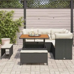 Tuinbankenset 8 pcs poly rattan><noscript><img width=