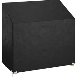 Accessoires Voor Tuinmeubelen*vidaXL Tuinbankhoes met 8 oogjes 130x70x70/88 cm polyetheen