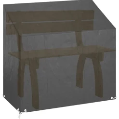 Accessoires Voor Tuinmeubelen*vidaXL Tuinbankhoes met 8 oogjes 130x70x70/88 cm polyetheen