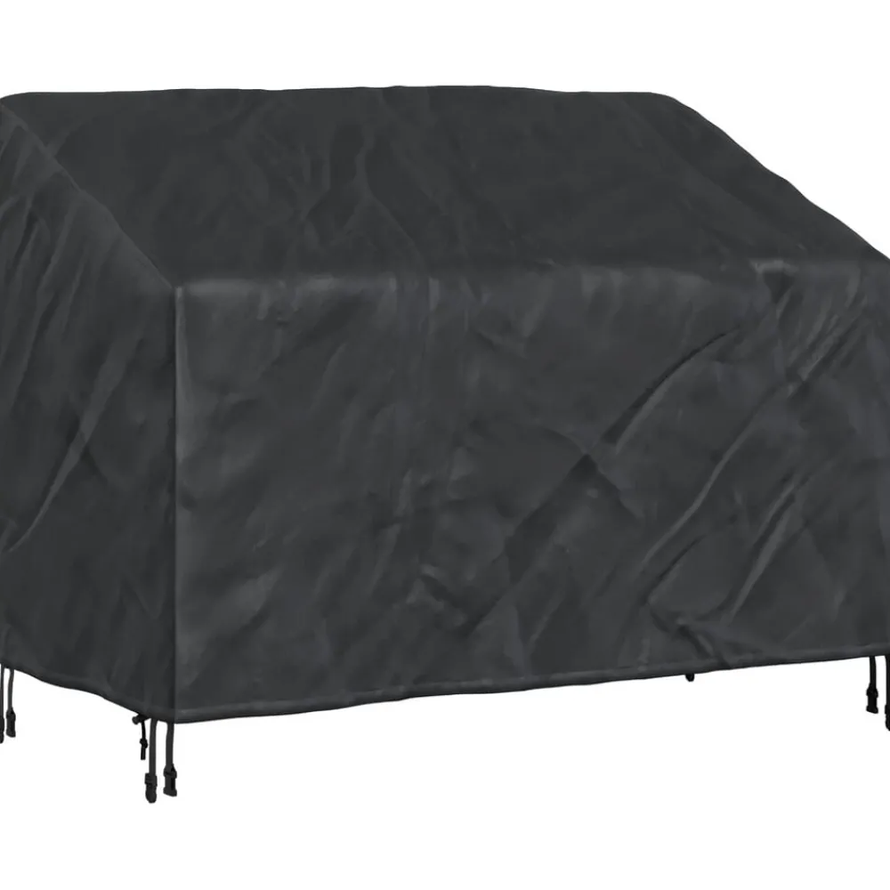 Tuinbankhoes Zwart 134 x 70 x 65 / 94 cm 420D Oxford Stof>vidaXL Online