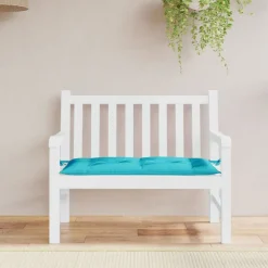 Woon- & Tuinaccessoires*vidaXL Tuinbankkussen 100x50x7 cm oxford stof Turquoise