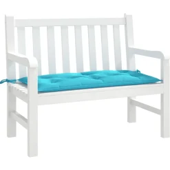 Woon- & Tuinaccessoires*vidaXL Tuinbankkussen 100x50x7 cm oxford stof Turquoise