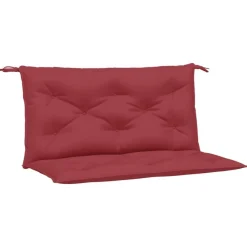 Woon- & Tuinaccessoires*vidaXL Tuinbankkussens 2 st 100x50x7 cm oxford stof Wijnrood