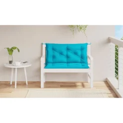 Tuinbankkussens 2 st 100x50x7 cm stof><noscript><img width=