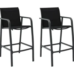 Tuinbarstoelen 2 st textileen>vidaXL Online