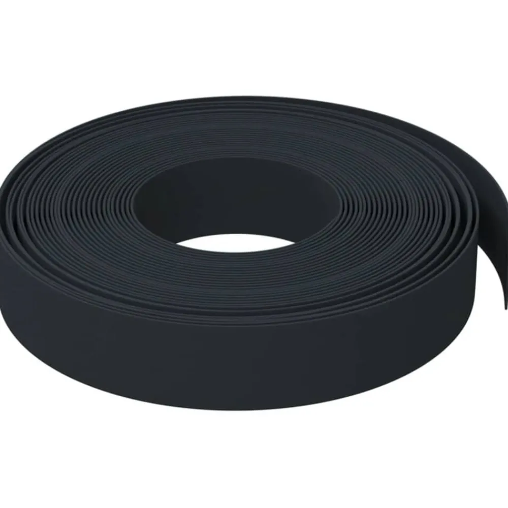 Tuinafscheidingen*vidaXL Tuinbegrenzing 10 m 10 cm polyetheen Zwart