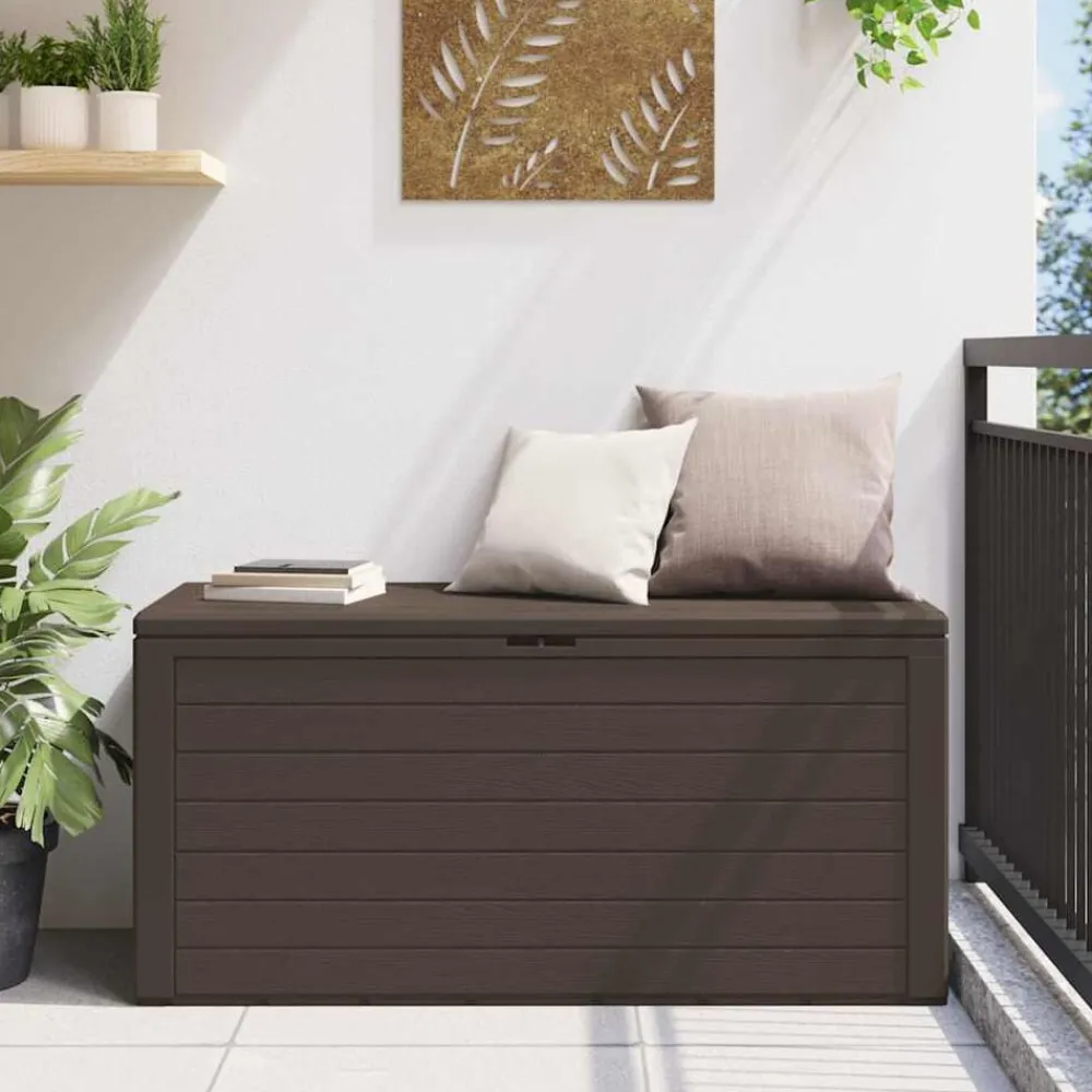 Tuinmeubelen*vidaXL Tuinbox 116x44x55 cm Bruin