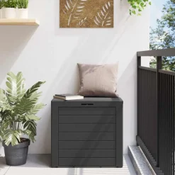 Tuinmeubelen*vidaXL Tuinbox 58,5x46x55 cm polypropeen kleurig Antraciet