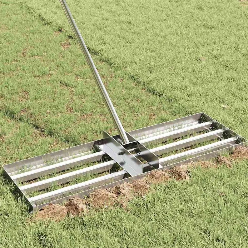 Tuinhark Zilver 75 x 25 x 200 cm Roestvrij staal>vidaXL Best