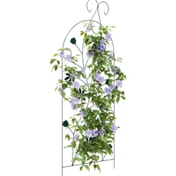 Tuin & Gazon*vidaXL Tuinhek 3 pcs 112 x 39,5 cm Staal Groen