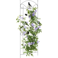 Tuinhek 3 pcs 110 x 40 cm Staal><noscript><img width=