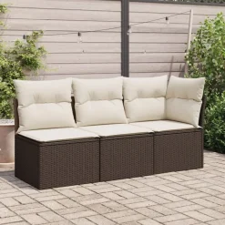 Tuinhoekbank met kussens poly rattan><noscript><img width=