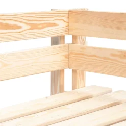 Tuinmeubelen*vidaXL Tuinhoekbank pallet hout Lichtbruin