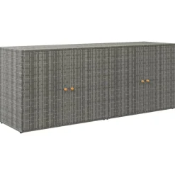 Tuinkast 198x55,5x80 cm poly rattan>vidaXL Online