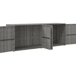 Tuinkast 198x55,5x80 cm poly rattan><noscript><img width=
