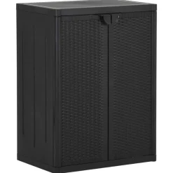 Tuinkast 65x45x88 cm polypropyleen rattan>vidaXL Outlet
