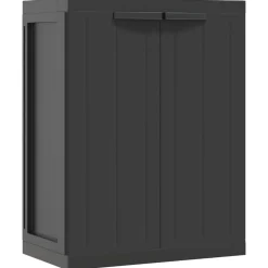 Kasten & Opbergmeubelen*vidaXL Tuinkast 65x37x85 cm polypropeen Zwart