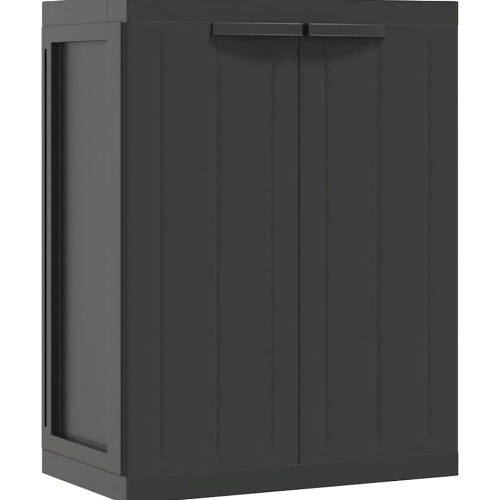 Kasten & Opbergmeubelen*vidaXL Tuinkast 65x37x85 cm polypropeen Zwart