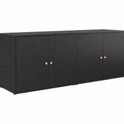 Tuinkast 198x55,5x80 cm Poly Rattan>vidaXL Clearance