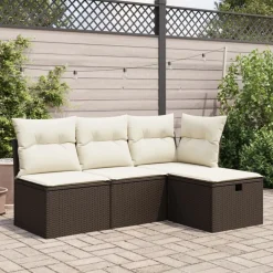 Tuinkruk met kussen 55x55x37 cm poly rattan><noscript><img width=