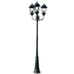 Tuinlantaarn Brighton 3-arms 230 cm donkergroen/zwart>vidaXL Outlet
