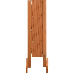 Tuinafscheidingen*vidaXL Tuinlatwerk 120x60 cm massief vurenhout Oranje