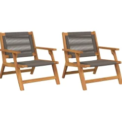 Tuinmeubelen 2 pcs 67 x 76 x 73 cm Massief Acaciahout>vidaXL