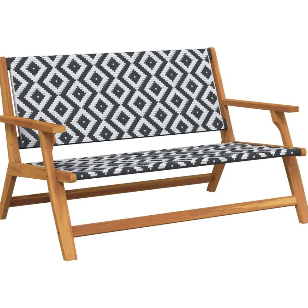 Tuinmeubelen 122 x 78 x 73 cm Massief Acaciahout>vidaXL