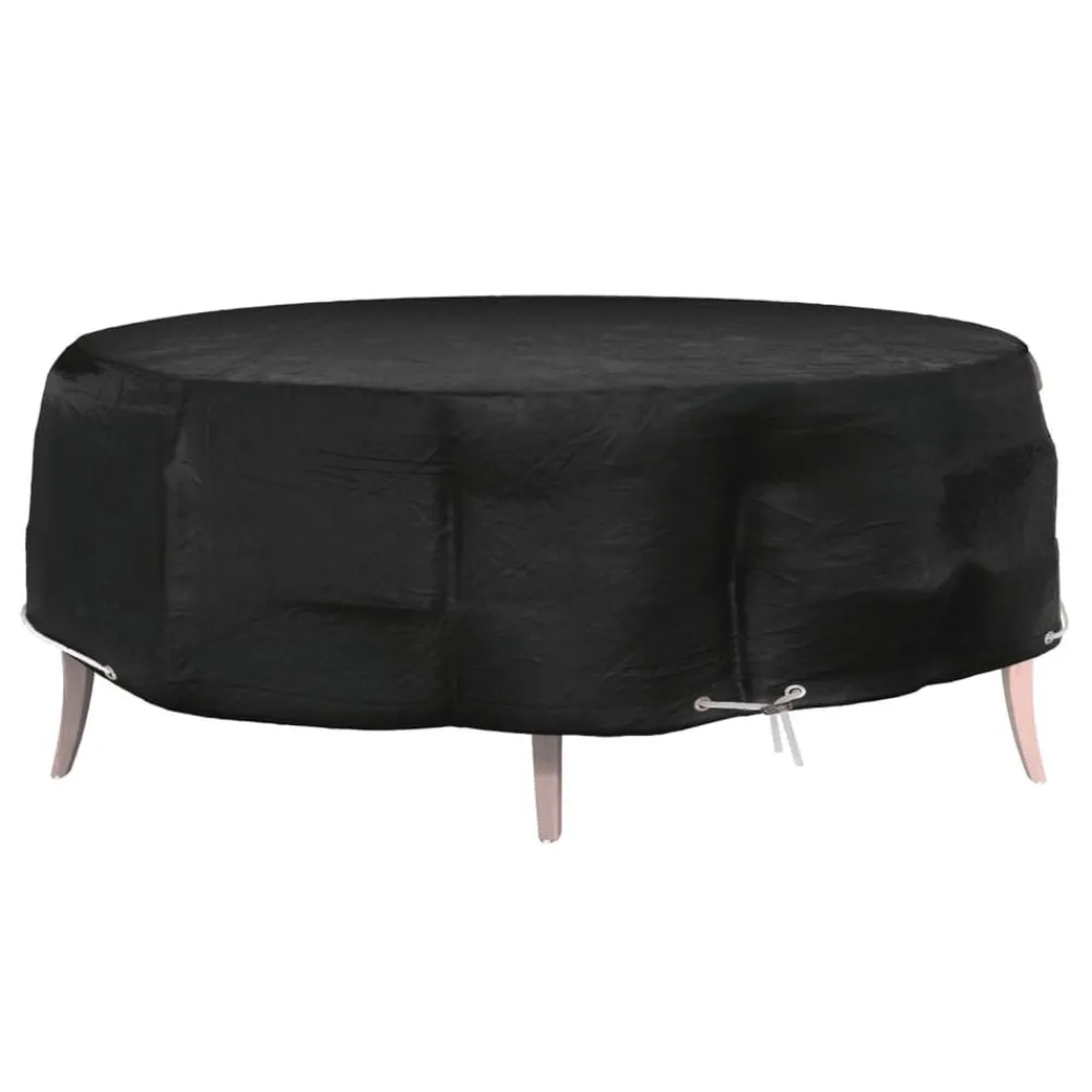 Tuinmeubelhoes eilandlounge 8 oogjes rond Ø 188x50 cm>vidaXL Outlet