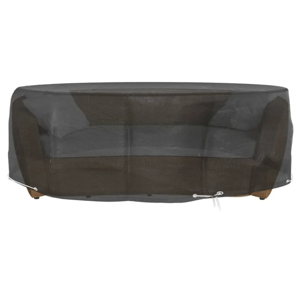 Tuinmeubelhoes eilandlounge 8 oogjes rond Ø 188x50 cm>vidaXL Outlet