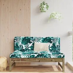 Tuinmeubelen*vidaXL Tuinmiddenbank 120x80 cm geïmpregneerd grenenhout Naturel ge&iuml;mpregneerd