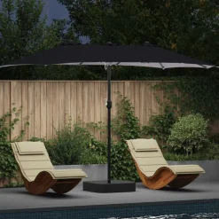Tuinparasol 385 x 209 x 244 cm Polyester>vidaXL Best