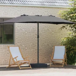 Tuinparasol 385 x 209 x 244 cm Polyester><noscript><img width=